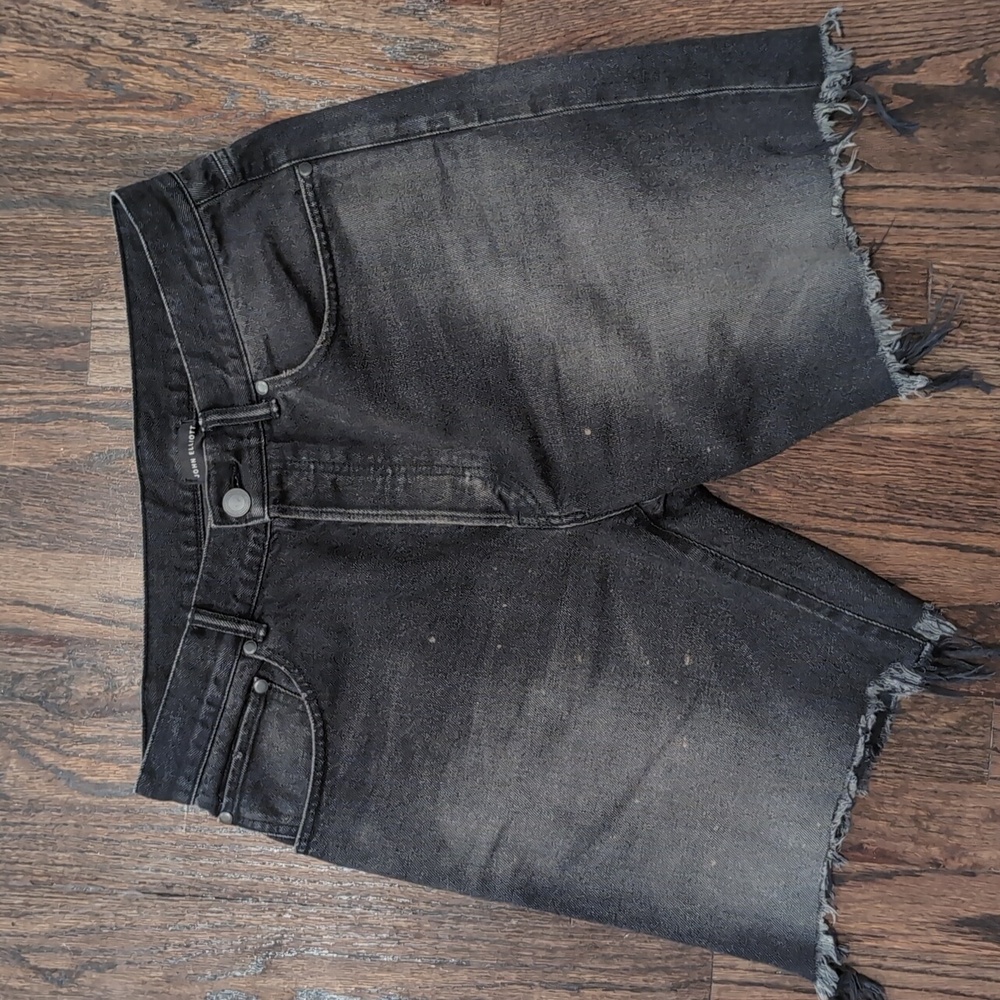 John Elliott Denim Shorts Black